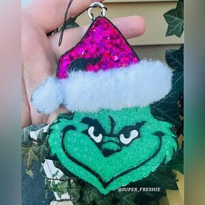 𝅺The Grinch Large Car Freshie 4 Leaf Clover